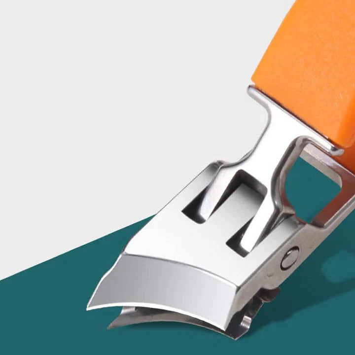 The Titan-Bite: Wide Jaw Nail Clippers with Reinforced Hardened Steel Edges