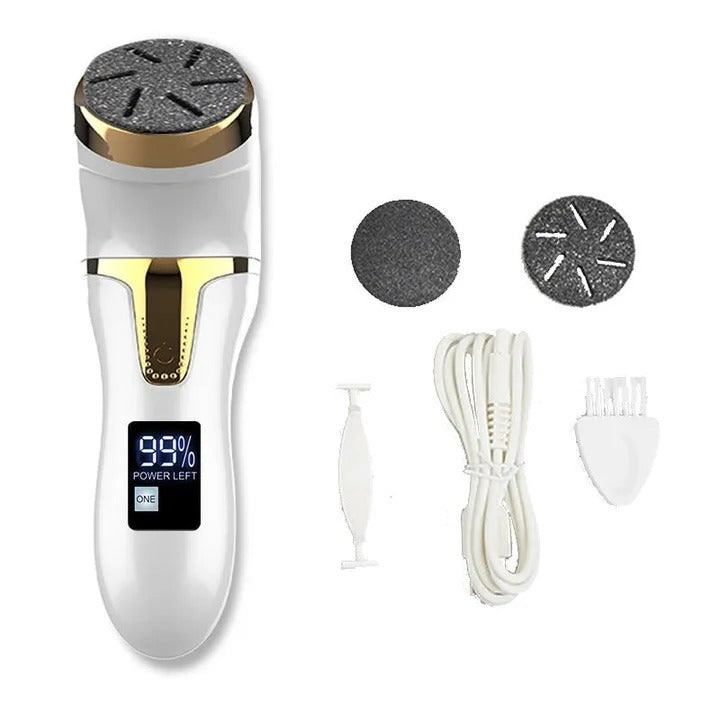 Salon-Smooth Foot File: Professional Electric Callus Remover for Baby-Soft Feet