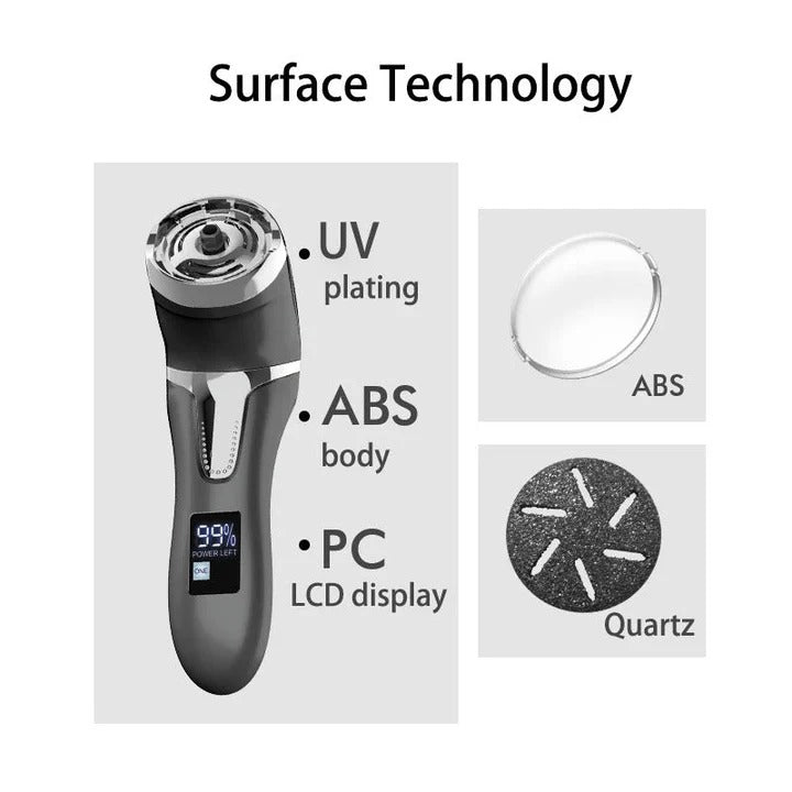 Salon-Smooth Foot File: Professional Electric Callus Remover for Baby-Soft Feet