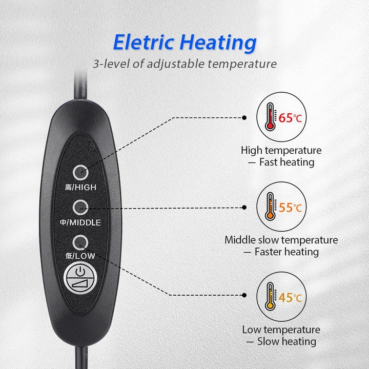 Precision-Lift Traction: Adjustable Height Neck Support with Integrated Heat