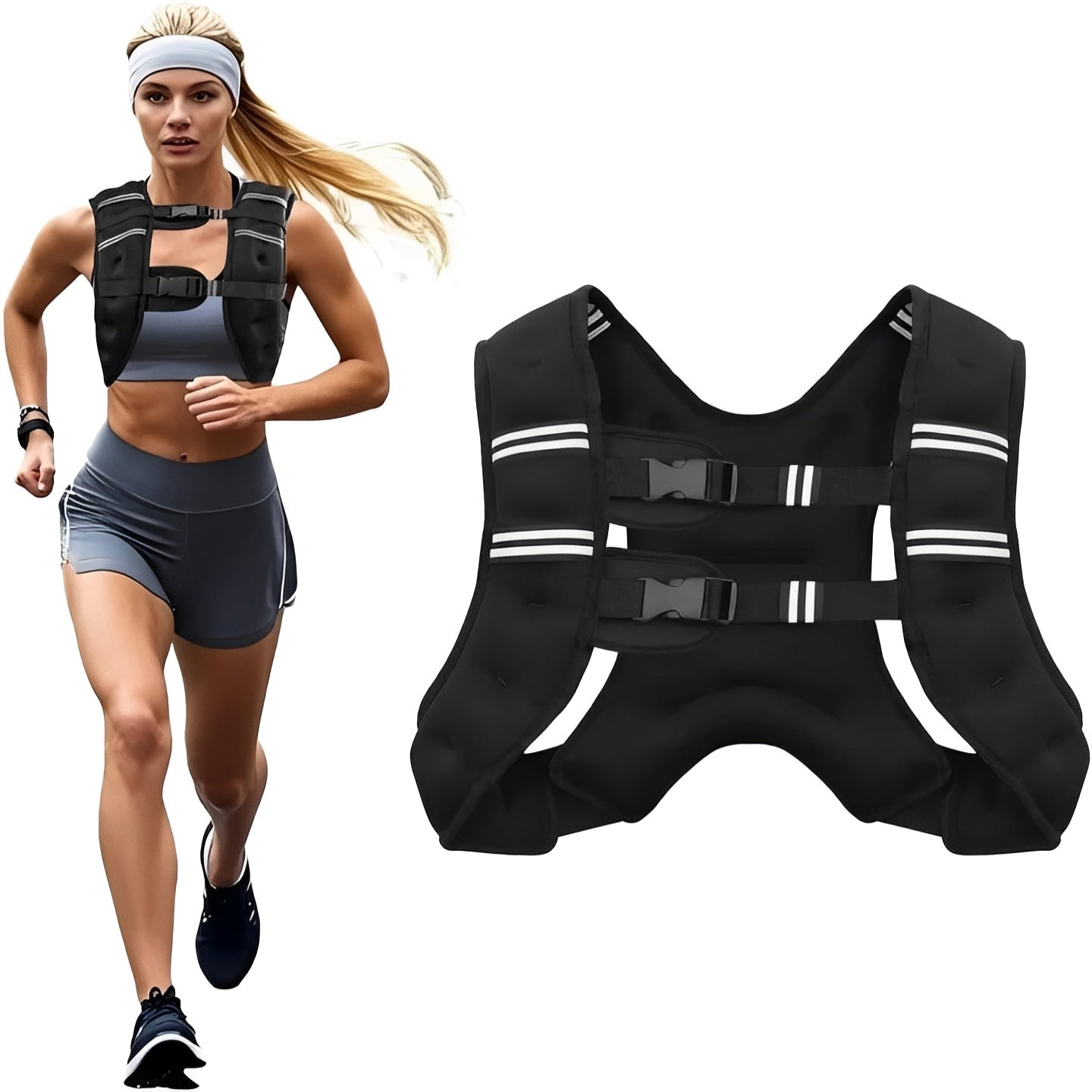 The Iron-Core Vest: Heavy-Duty Weighted Fitness Vest for Peak Performance