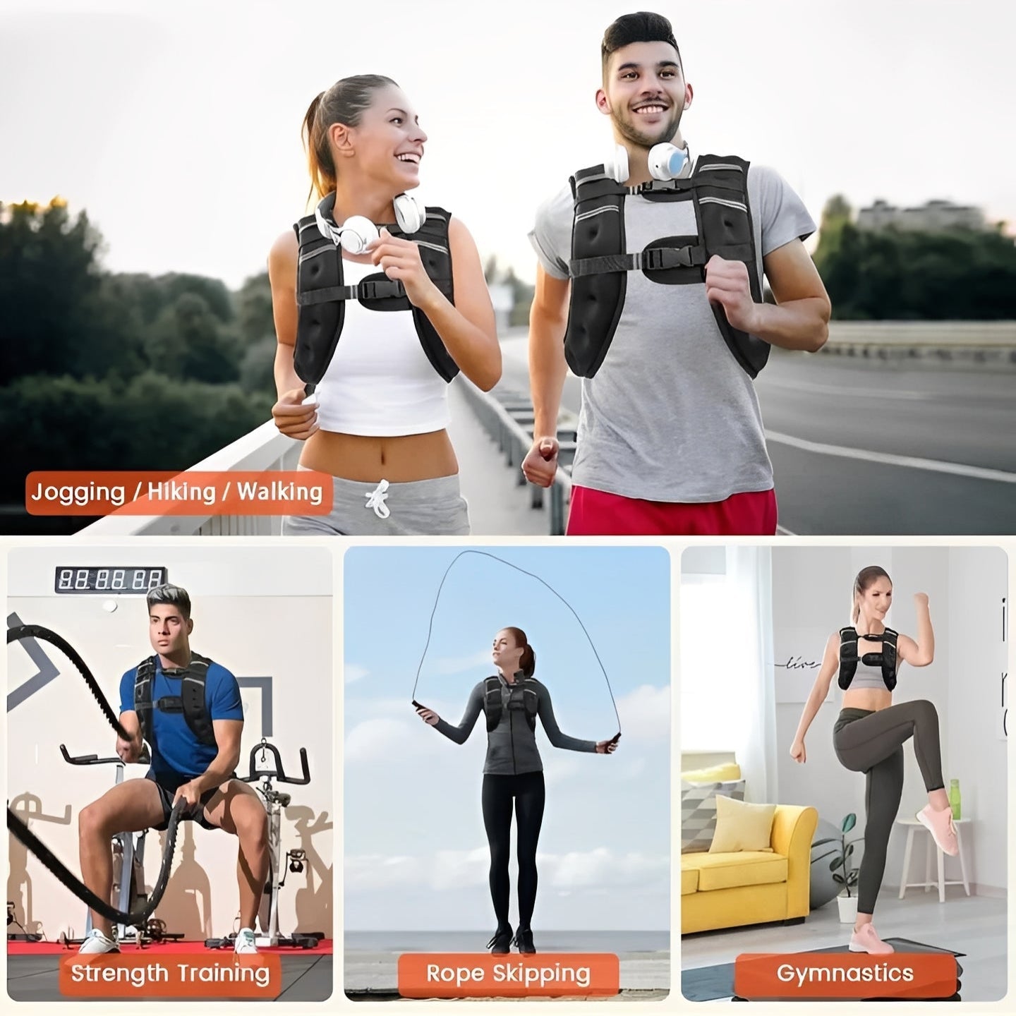 The Iron-Core Vest: Heavy-Duty Weighted Fitness Vest for Peak Performance