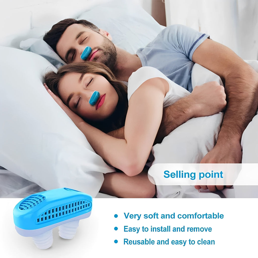 Air-Flow Nasal Insert: Cordless Snore-Support Device for Natural Breathing