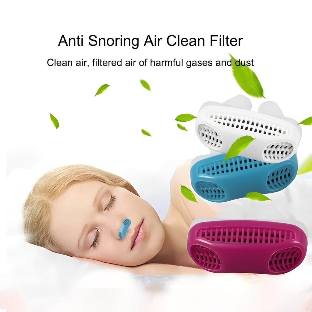 Air-Flow Nasal Insert: Cordless Snore-Support Device for Natural Breathing