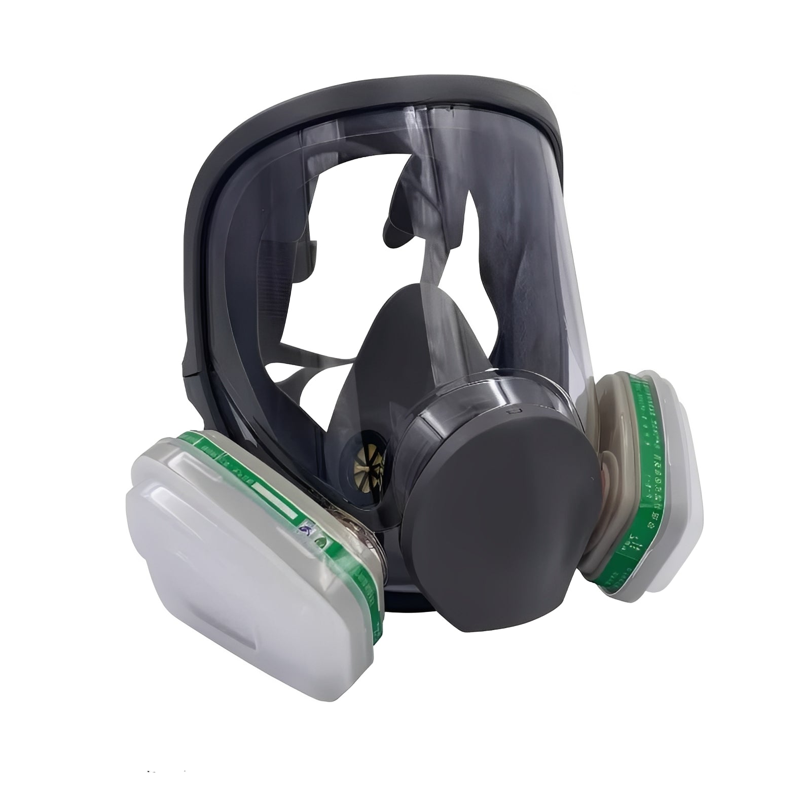 Ultra-Clear Panoramic Respirator: Anti-Fog Full Face Mask for Unobstructed Vision
