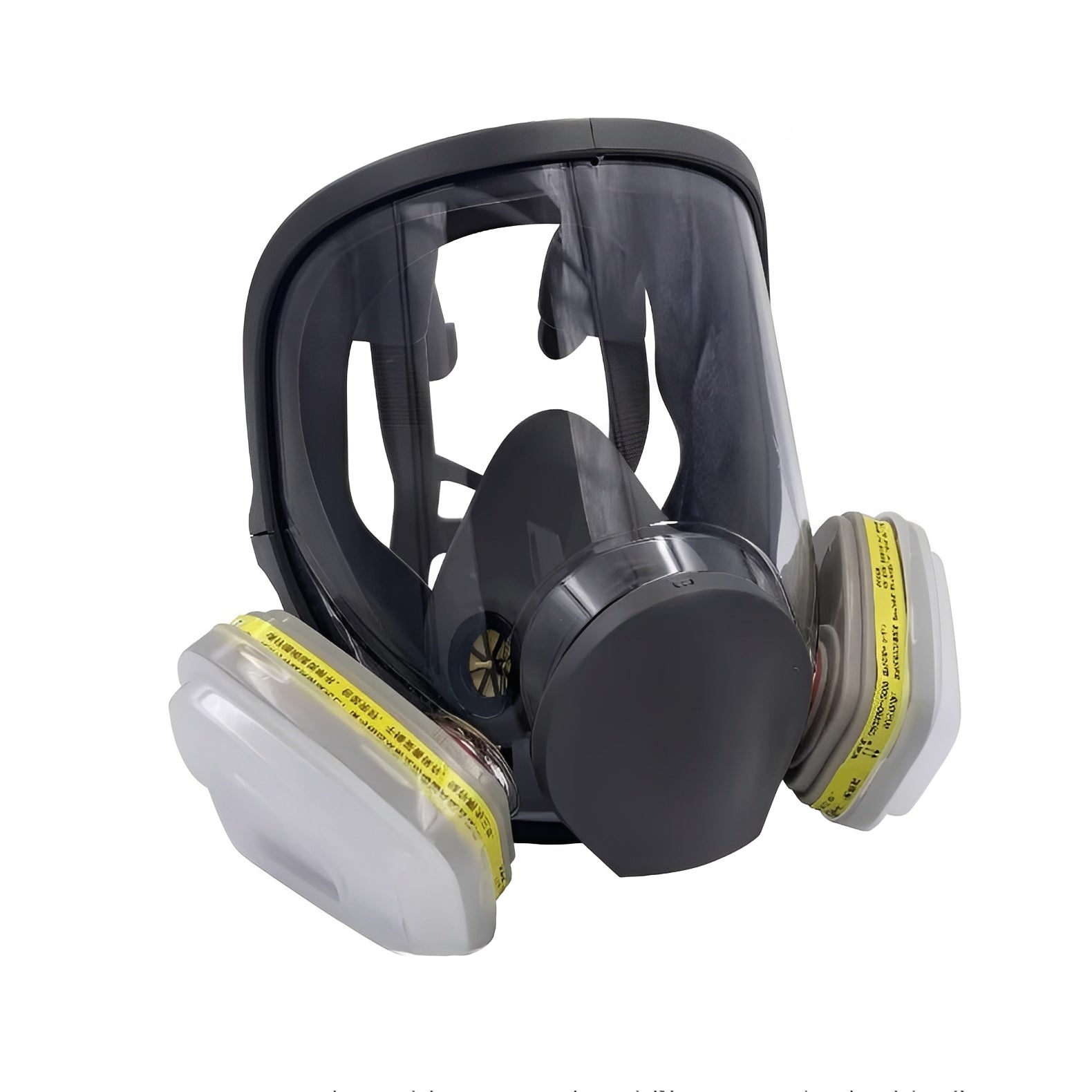 Ultra-Clear Panoramic Respirator: Anti-Fog Full Face Mask for Unobstructed Vision