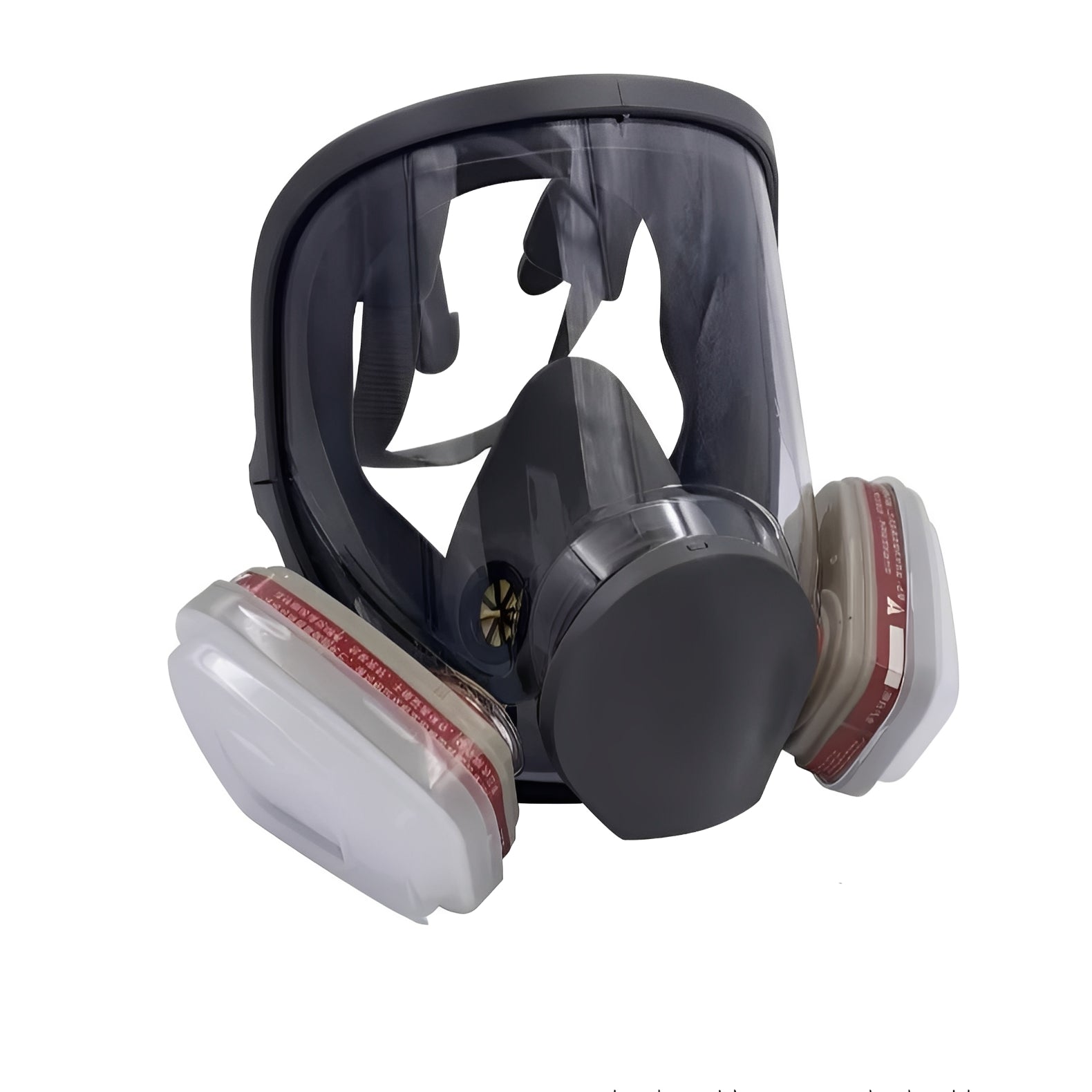 Ultra-Clear Panoramic Respirator: Anti-Fog Full Face Mask for Unobstructed Vision
