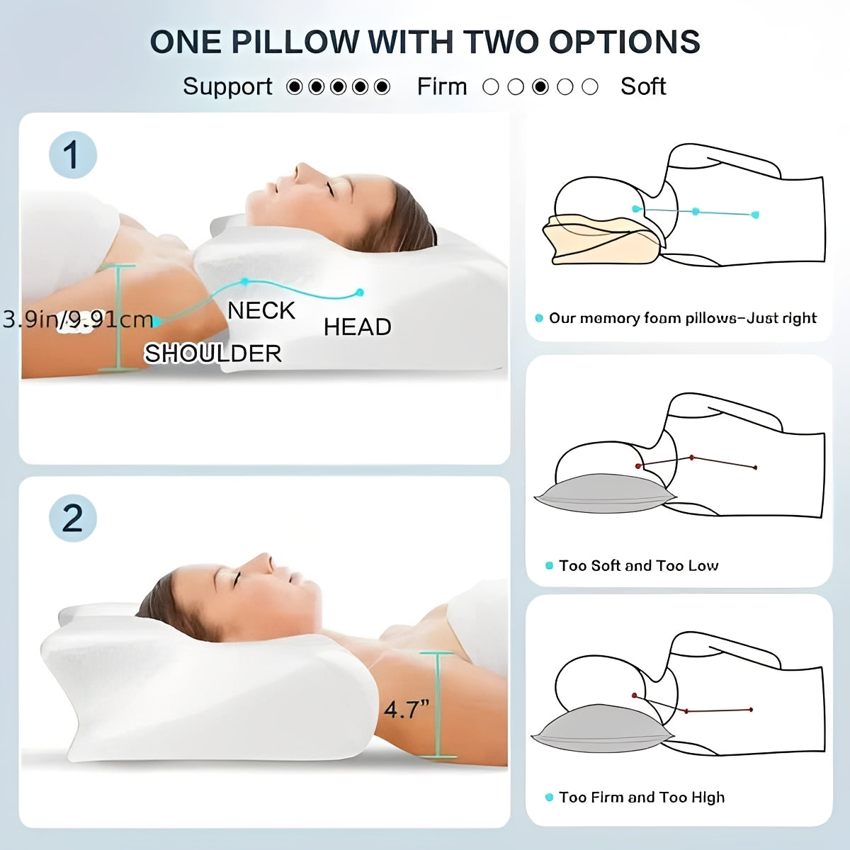 The Cloud-Cradle: Ergonomic Side Sleeper Pillow with Integrated Armrests