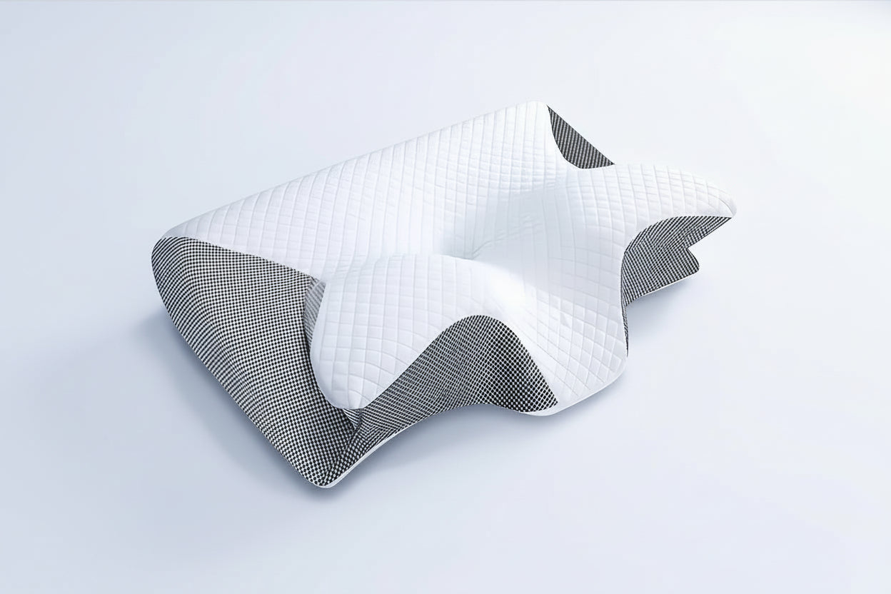 The Cloud-Cradle: Ergonomic Side Sleeper Pillow with Integrated Armrests