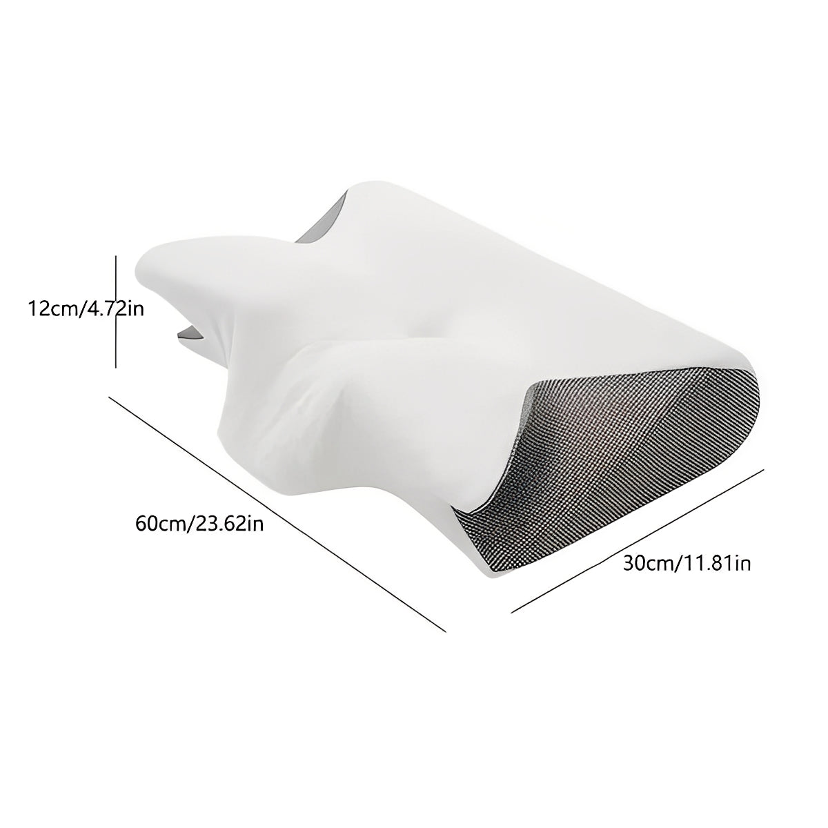 The Cloud-Cradle: Ergonomic Side Sleeper Pillow with Integrated Armrests