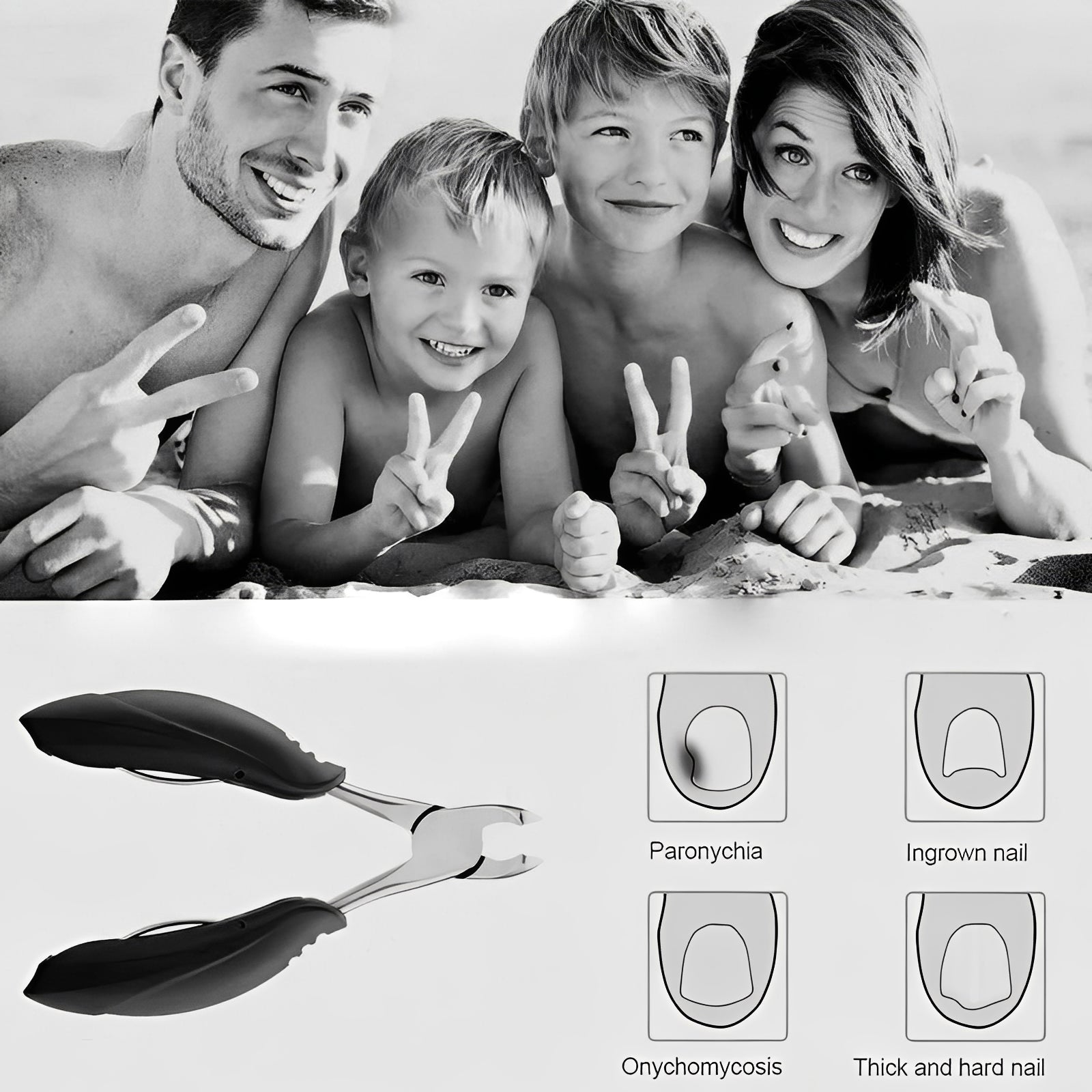 The Talon-Cutter: Heavy-Duty Toenail Clipper with Reinforced Curved Blades